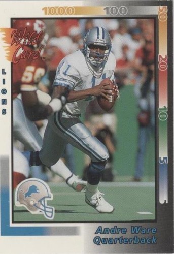 1992 Wild Card Andre Ware #282