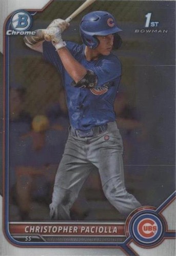 2022 Bowman Draft - Christopher Paciolla #BDC-185