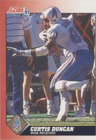 1991 Score Curtis Duncan #188