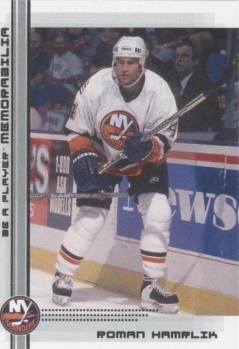 2000-01 In the Game Be A Player Memorabilia - Roman Hamrlik #492