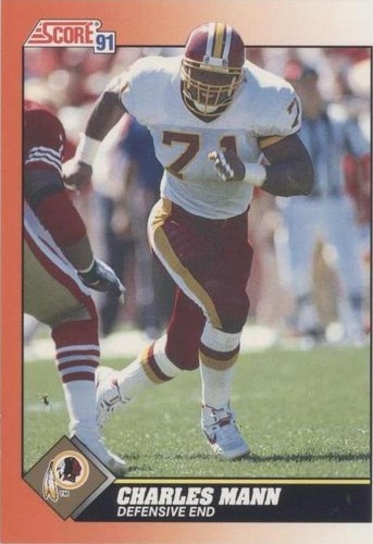 1991 Score Charles Mann #411