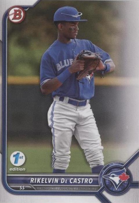 2022 Bowman 1st Edition - Rikelvin De Castro #BPPF-25