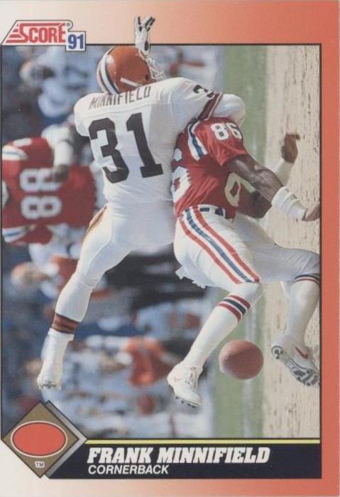 1991 Score Frank Minnifield #414