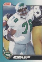 1991 Score Rookie & Traded Antone Davis #93T