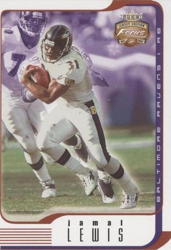 2002 Fleer Focus Jersey Edition Jamal Lewis #58