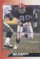 1991 Score Rob Burnett #173