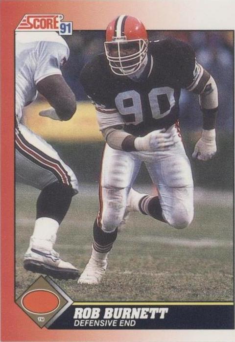 1991 Score Rob Burnett #173