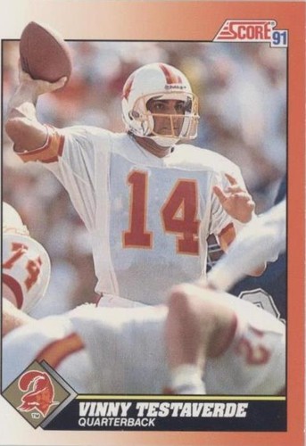 1991 Score Vinny Testaverde #398