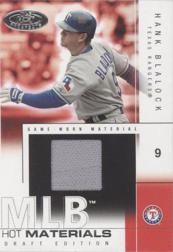 2004 Fleer Hot Prospects Draft Edition - Hank Blalock #HM/HB