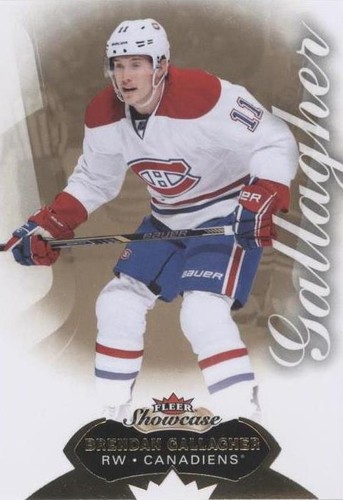 2014-15 Fleer Showcase - Brendan Gallagher #20