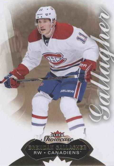 2014-15 Fleer Showcase - Brendan Gallagher #20