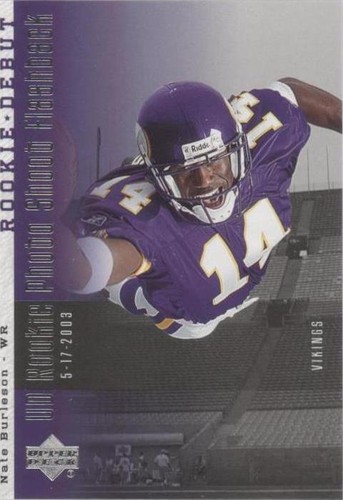 2006 Upper Deck Rookie Debut Nate Burleson #RPF69