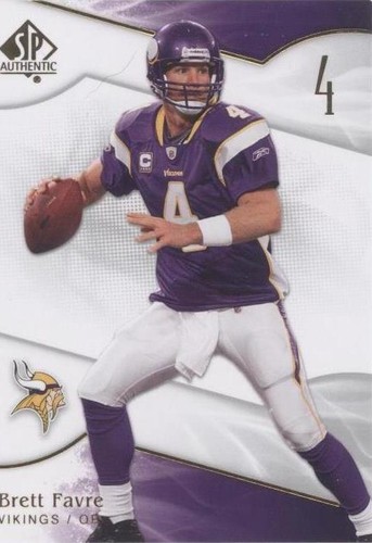 2009 SP Authentic Brett Favre #62