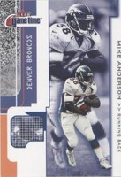 2001 Fleer Game Time Mike Anderson #72