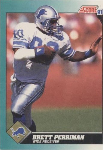 1991 Score Rookie & Traded Brett Perriman #6T