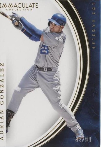2016 Panini Immaculate Collection - Adrian Gonzalez #86