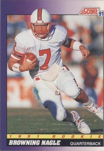 1991 Score Browning Nagle #583