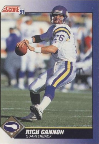 1991 Score Rich Gannon #86