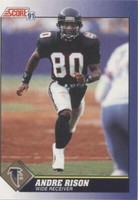 1991 Score Andre Rison #26