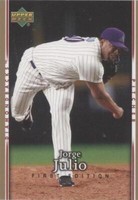2007 Upper Deck First Edition - Jorge Julio #175