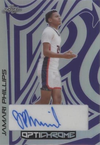 2022-23 Leaf Optichrome - Jamari Phillips #BA-JP1