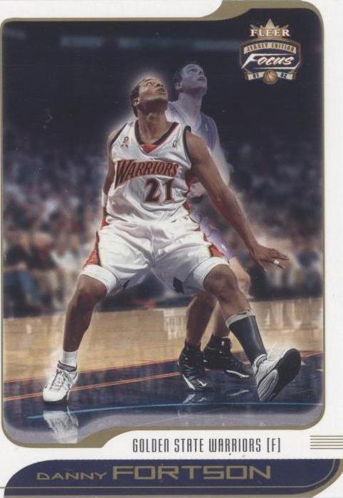 Camiseta Fleer Focus 2001-02 edición - Danny Fortson #25