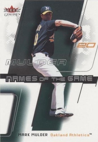 2002 Fleer Genuine - Mark Mulder #NG14