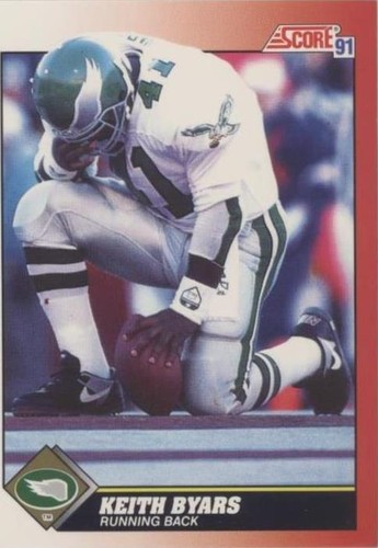 1991 Score Keith Byars #220