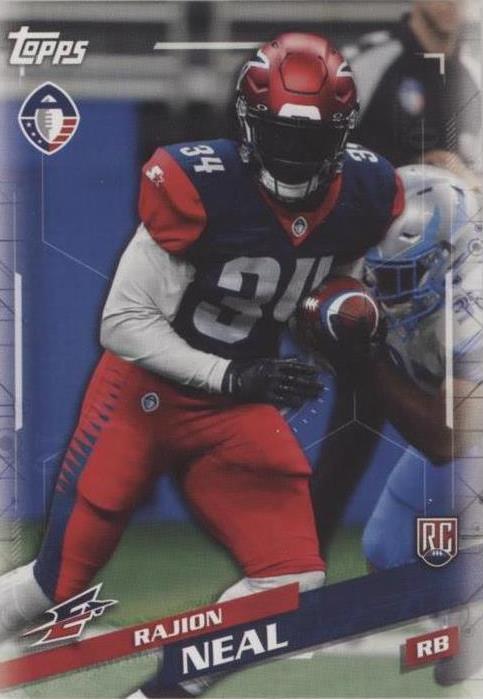 2019 Topps Alliance of American Football Rajion Neal #74