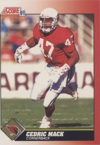 1991 Score Cedric Mack #218