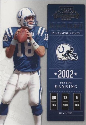 2002 Playoff Contenders Peyton Manning #30