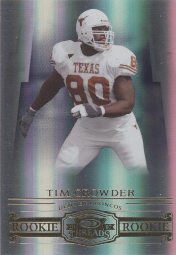 2007 Donruss Threads Tim Crowder #202