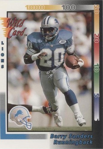 1992 Wild Card Barry Sanders #108