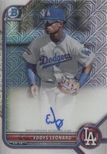 QQQエディ様 EDDYS LEONARD 2022 BOWMAN INCEPTION AUTO #80/200 DODGERS QQ