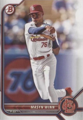 Masyn Winn 1st Bowman 青リフラクター 150枚限定 MLB 2024 Bowman Chrome Masyn Winn My 1st RC Mini Diamonds /150