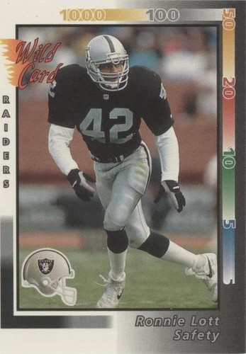 1992 Wild Card Ronnie Lott #307