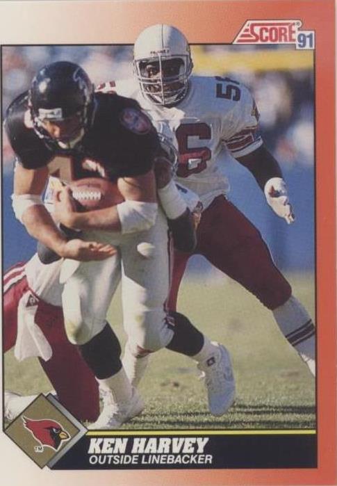1991 Score Ken Harvey #381