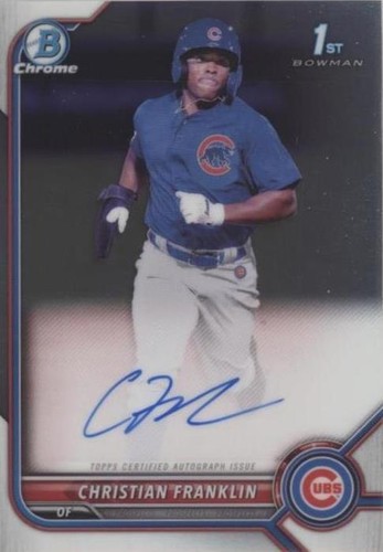 2022 Bowman Chrome - Christian Franklin #CPA-CF