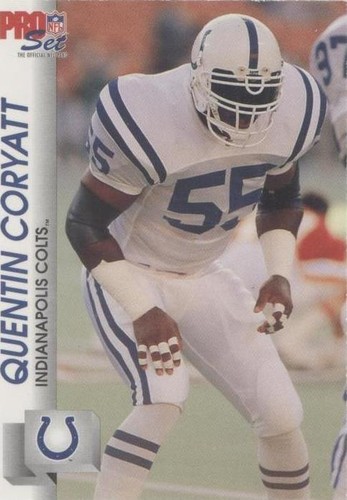 1992 Pro Set Quentin Coryatt #522