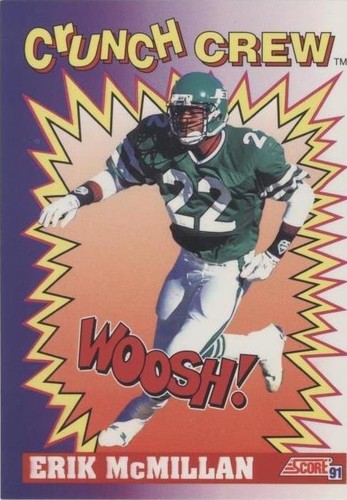 1991 Score Erik McMillan #649