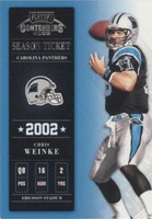 2002 Playoff Contenders Chris Weinke #78