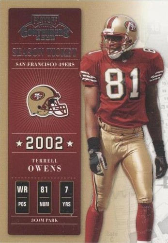 2002 Playoff Contenders Terrell Owens #98