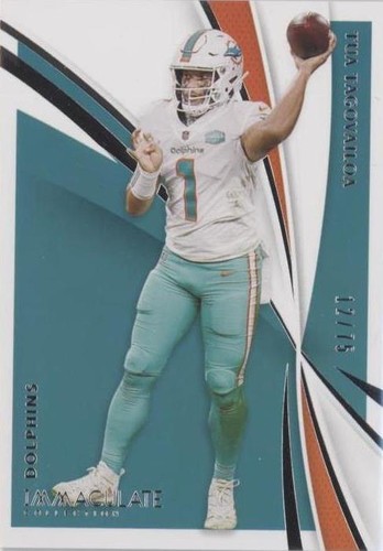 2021 Panini Immaculate Collection Tua Tagovailoa #44