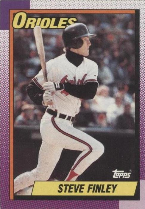 1990 Topps - Steve Finley #349