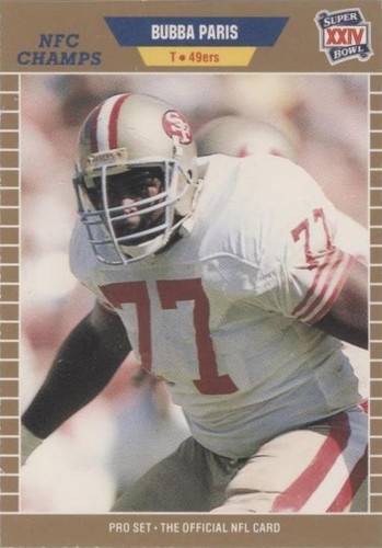 1989 Pro Set Super Bowl XXIV Binder Set Bubba Paris #387