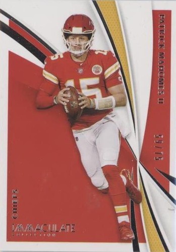 2021 Panini Immaculate Collection Patrick Mahomes II #34