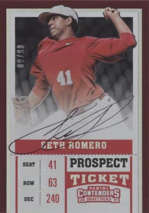 2017 Panini Contenders Draft Picks - Seth Romero #37