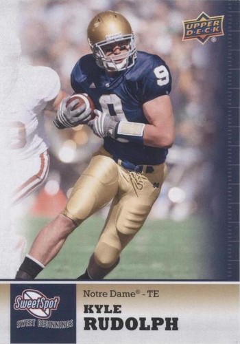 2011 Upper Deck Sweet Spot Kyle Rudolph #92