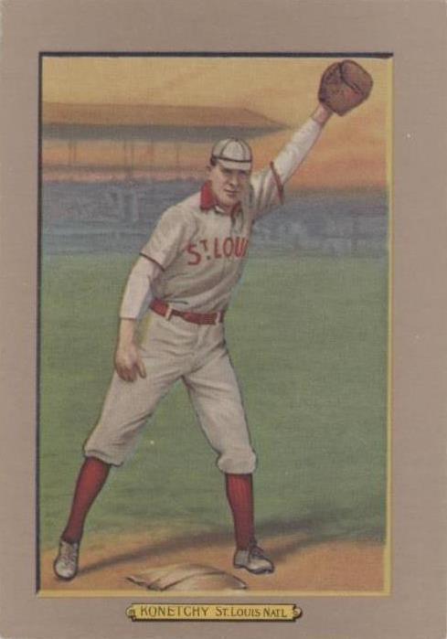 1982 Renata Galasso 1911 T3 Turkey Red Reprints - Ed Konetchy #103