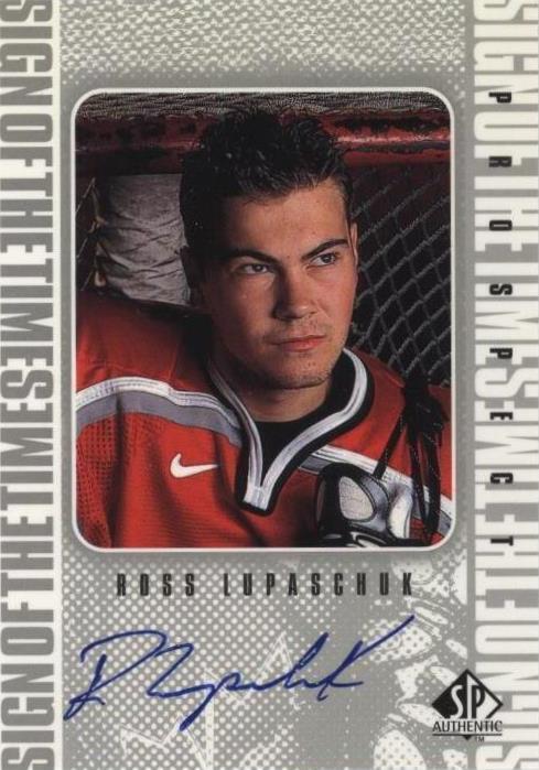 1998-99 SP Authentic - Ross Lupaschuk #RL